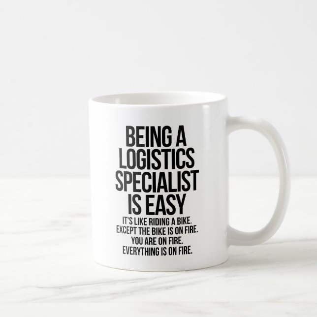 Logistics specialist kaffeetasse (Rechts)