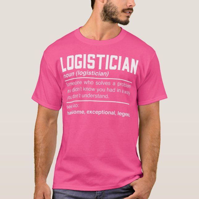 Logistiker Definition Design - Logistik - Quartals T-Shirt (Vorderseite)