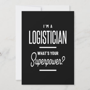 Logistiker Job Title Gift Einladung