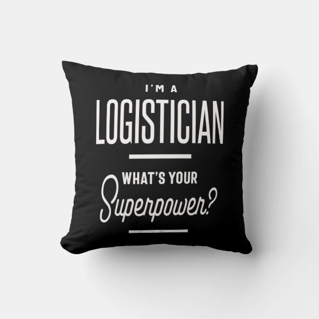 Logistiker Job Title Gift Kissen (Vorderseite)
