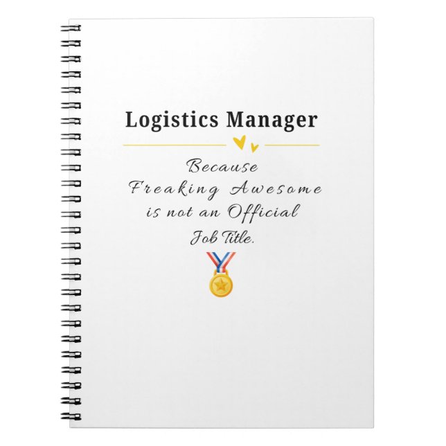 Logistikmanager Notizblock (Vorderseite)