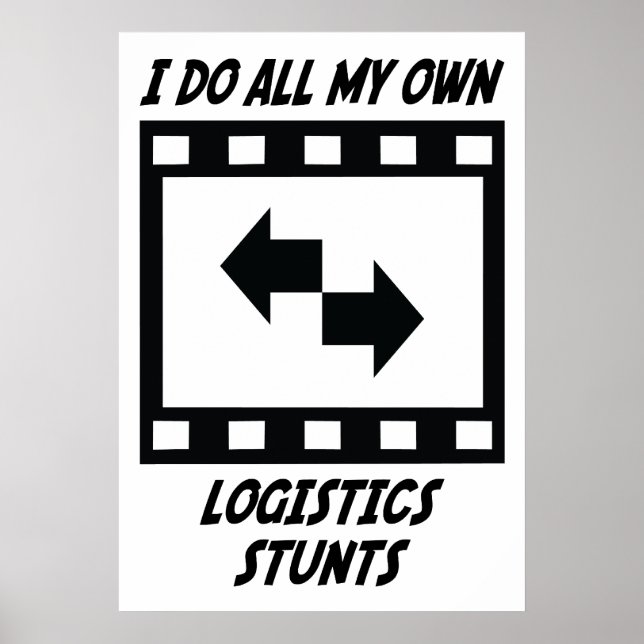 Logistikstunts Poster (Vorne)