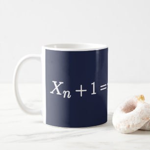 Logistische Kartengleichstellung Mathematische Tas Tasse