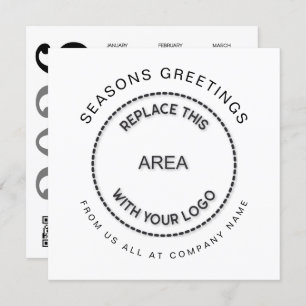 Logo 2025 Kalender QR Code Unternehmen Weihnachten