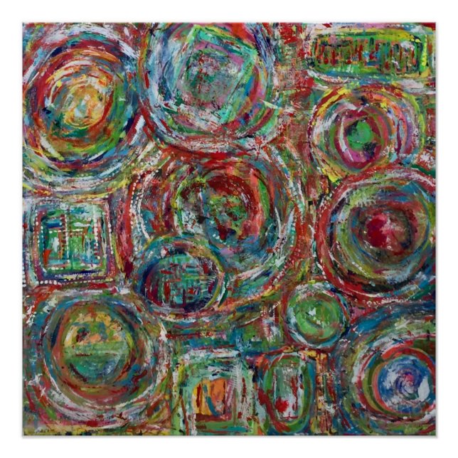 Logo 2 Perfektes Poster (Vorderseite)