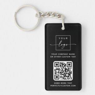 Logo 3 QR-Codes für den benutzerdefinierten Text s Schlüsselanhänger