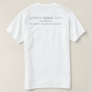 Logo allinforpaul.com Texas T-Shirt