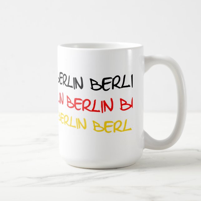 Logo-Andenken Berlins, Deutschland Tasse (Rechts)