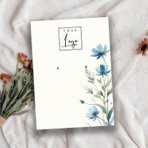 Logo-Anzeige für die blaue Wildblume