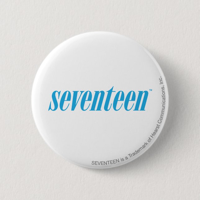 Logo-Aqua siebzehn Button (Vorderseite)
