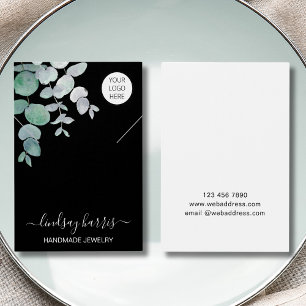 Logo-Aquarellenkette Schwarze Grafikkarte