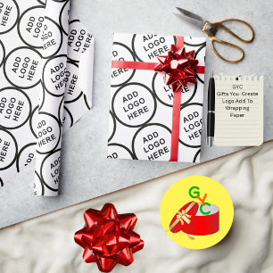 Logo Art Slogan Custom Foto Erstellen Sie es selbs Geschenkpapier