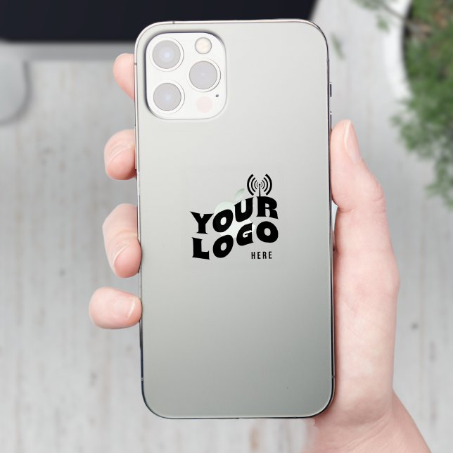 Logo auf Clear vinylplatz Business Phone Case Aufkleber (Von Creator hochgeladen)