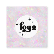 Logo auf der pastel opal mineralischen Visitenkart