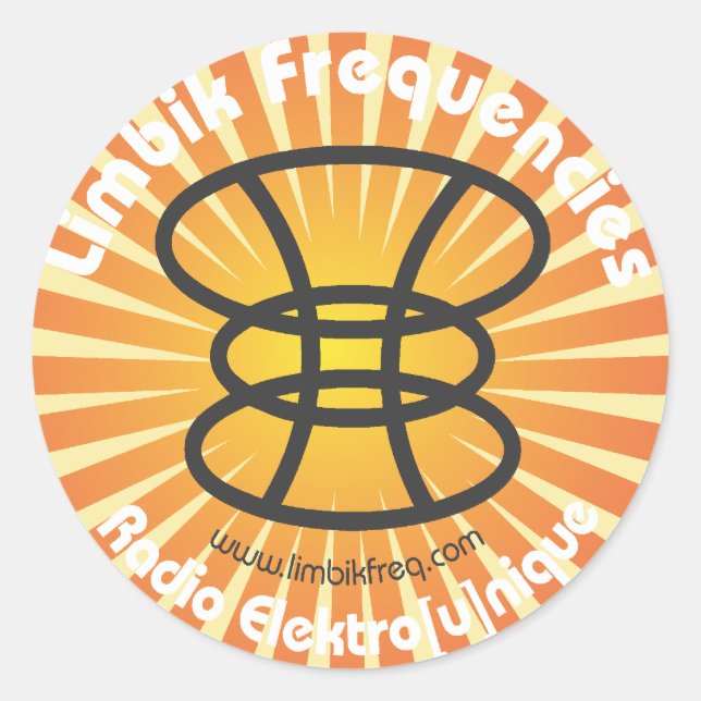 Logo-Aufkleber 1 Runder Aufkleber (Vorderseite)