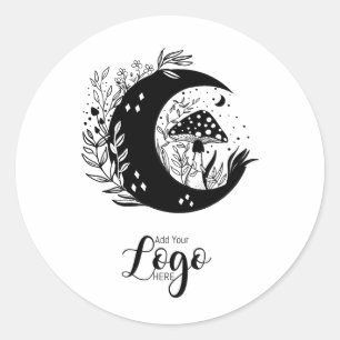 Logo Aufkleber backen Aufkleber Pilz