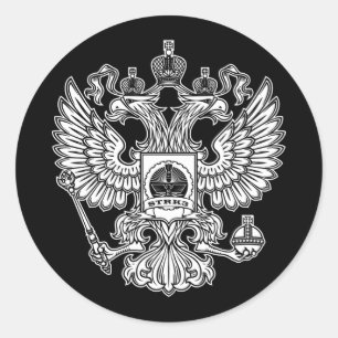 Logo-Aufkleber des Wappen-Strk3 Runder Aufkleber