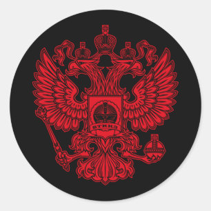 Logo-Aufkleber des Wappen-Strk3 Runder Aufkleber