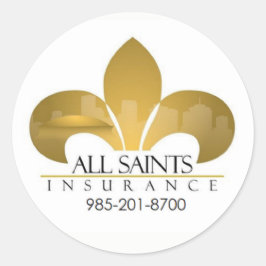 Logo-Aufkleber für benutzerdefinierte Unternehmen Runder Aufkleber