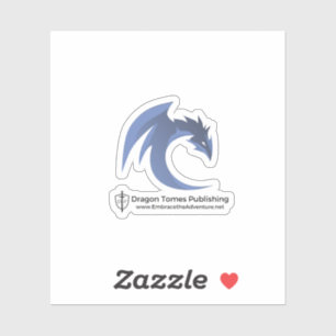 Logo-Aufkleber für blaue Drachen Aufkleber