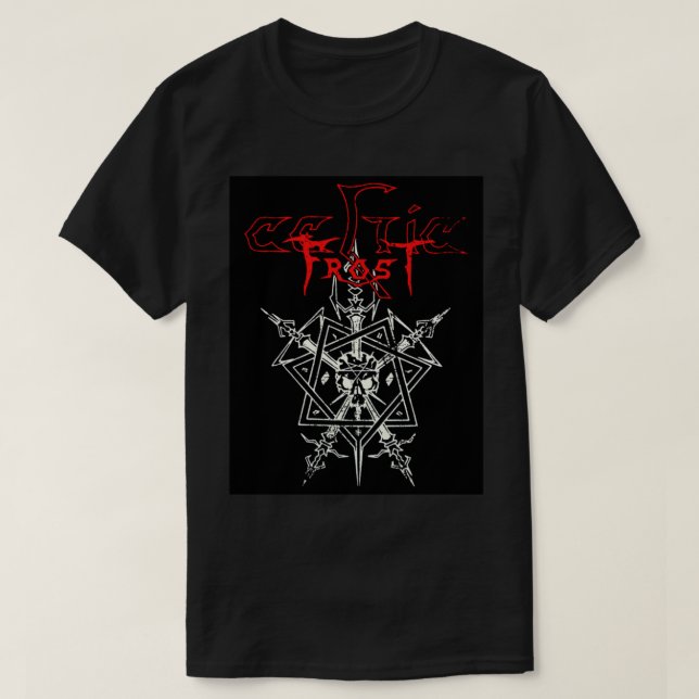 Logo-Aufkleber für Celtic Frost Band T-Shirt (Design vorne)