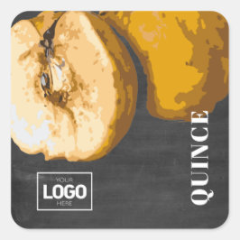 Logo-Aufkleber für das Produkt-Brandy Quadratischer Aufkleber