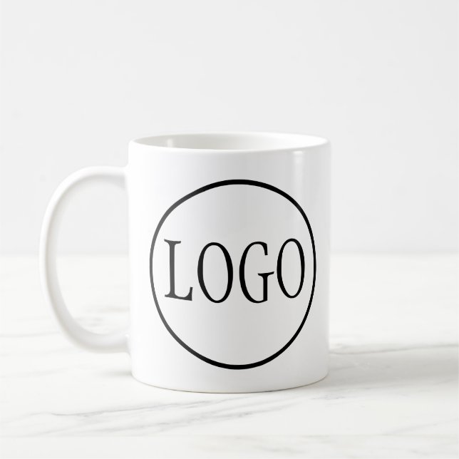 Logo-Aufkleber für die Kaffee-Tasse Kaffeetasse (Links)