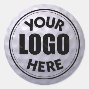 Logo-Aufkleber für Golf-Ball Runder Aufkleber