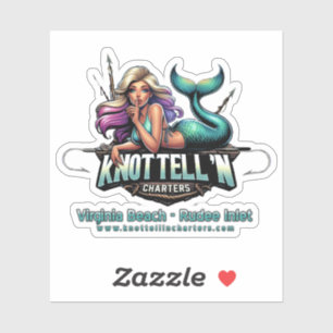 Logo-Aufkleber für "Knot Tell"-Zeichen Aufkleber