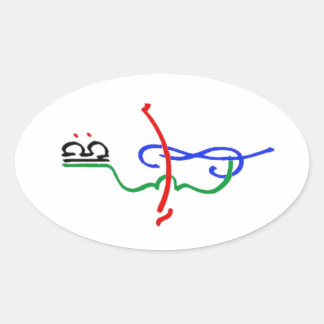 Logo-Aufkleber für Musicale Ovaler Aufkleber