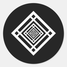 Logo-Aufkleber für Serenity Pictures Runder Aufkleber