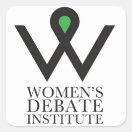 Logo-Aufkleber Quadratischer Aufkleber