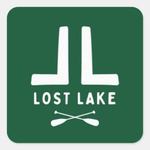 Logo-Aufkleber Quadratischer Aufkleber