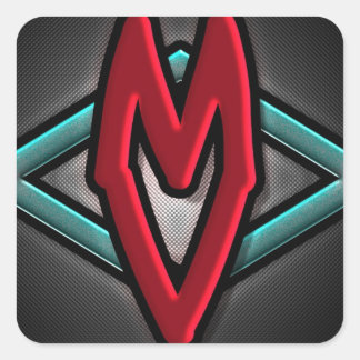 Logo-Aufkleber Quadratischer Aufkleber