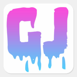 Logo-Aufkleber Quadratischer Aufkleber