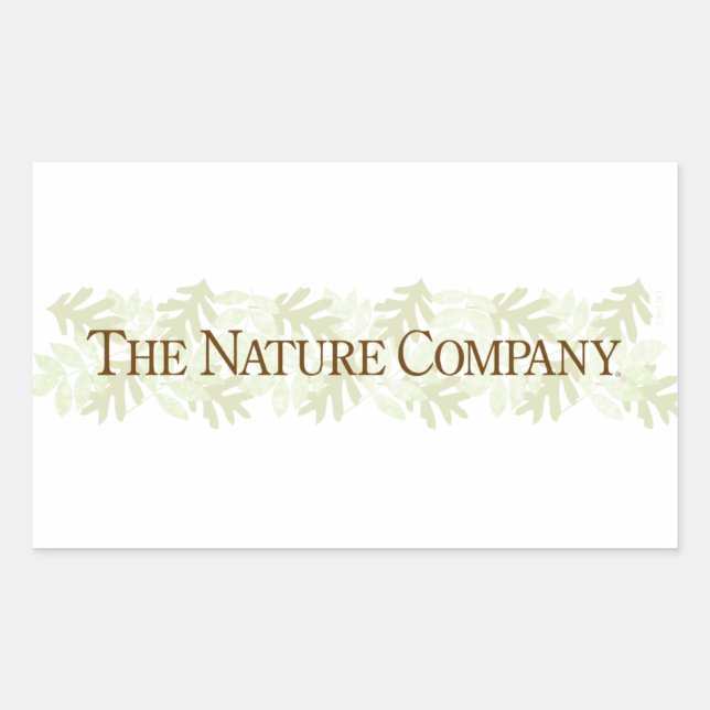 Logo-Aufkleber Rechteckiger Aufkleber (Vorderseite)