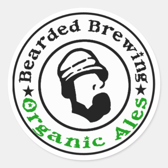 Logo-Aufkleber Runder Aufkleber (Vorderseite)