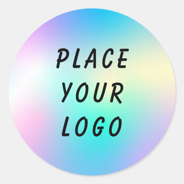 Logo-Aufkleber Runder Aufkleber (Vorderseite)