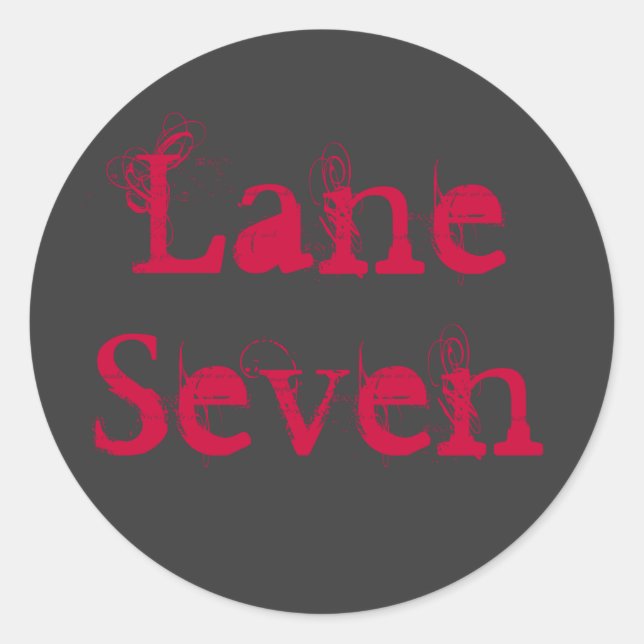 Logo-Aufkleber Runder Aufkleber (Vorderseite)