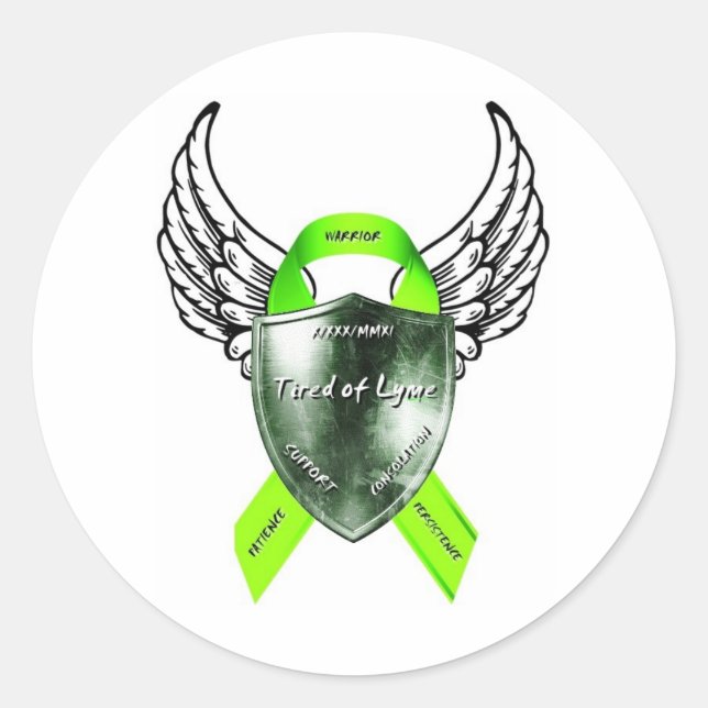 Logo-Aufkleber Runder Aufkleber (Vorderseite)