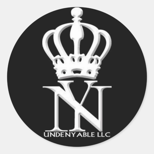 Logo-Aufkleber Runder Aufkleber (Vorderseite)