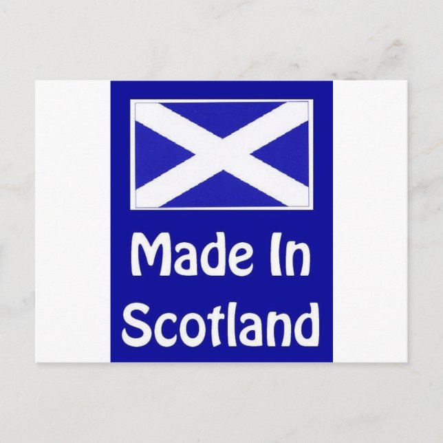Logo aus Schottland Postkarte (Vorderseite)