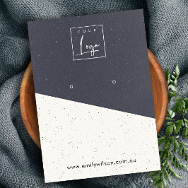 Logo B für die Schwarz-weiße Textur-Keramik "Herin Visitenkarte