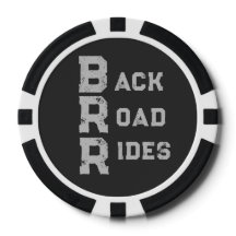 Logo "Back Road Rides" Grau