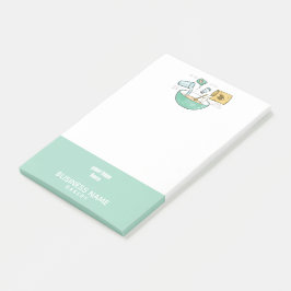 Logo-Bäckerei Brot Rezept Post-it Klebezettel