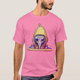 Logo "Bananenessen"-Alien T-Shirt