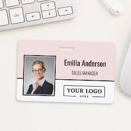 Logo-Bar-Code für benutzerdefinierte Unternehmen F Ausweis