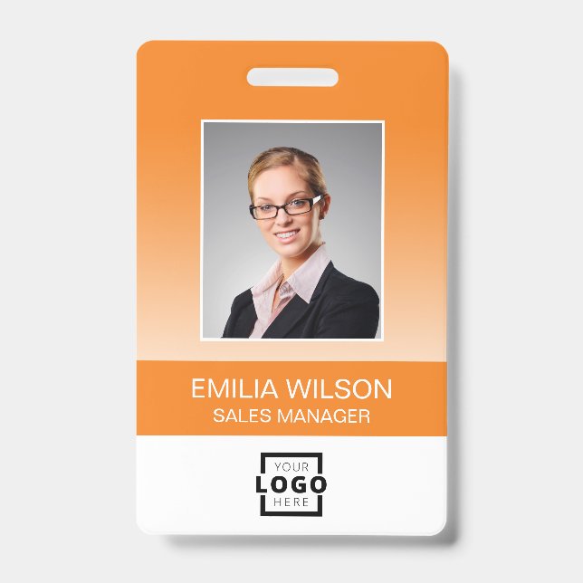 Logo-Bar-Code für kundenspezifische Unternehmen Mi Ausweis (Vorderseite)