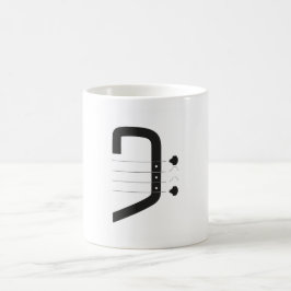 Logo Bass Clef & Gitarre Kaffeetasse