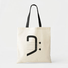 Logo Bass Clef & Gitarre Tragetasche